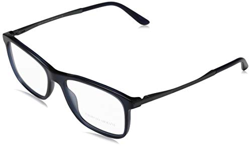 Giorgio Armani 0AR7087 Monturas de Gafas, Transparente Blue, 54 para Hombre