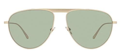 Giorgio Armani Gafas de Sol AR 6131 Matte Pale Gold/Green 58/15/145 hombre