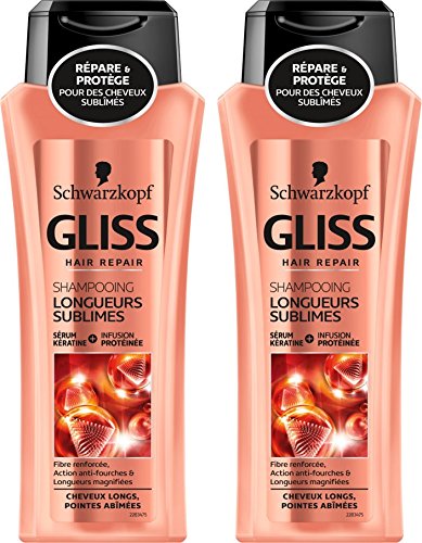 Gliss longitudes Sublime Champú 250ml - Conjunto de 2