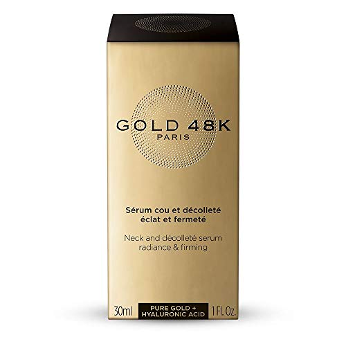 GOLD 48K - Sérum para el cuello y el escote - iluminación y firmeza - Oro Puro + Ácido Hialurónico