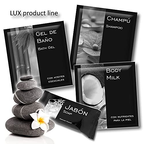 GPQ - Gel/Champú LUX 2en1 Amenities para Hotel en sobre monodosis (8gr. x 400 Und.)