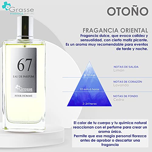 GRASSE Pharmacie Parfums Nº67 - Eau de Parfum - Hombre - 100 ml