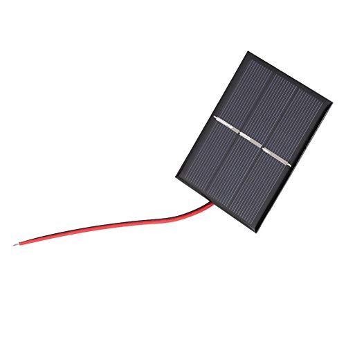 GTIWUNG Juego de 4 Piezas 1.5V 0.65W 60X80mm Micro Mini Células de Panel Solar para Energía de Energía Solar, Hogar DIY, Proyectos Científicos - Juguetes - Cargador de Batería