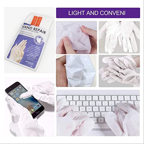 Guantes Hidratantes Para Manos, Mascarilla Hidratante Para Manos Secas, Mascarilla Blanqueadora Para Manos, Cuidado De Manos Para Mujeres Y Hombres, Material De Pantalla TáCtil (3 Pares)