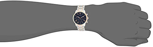 GUESS Reloj analógico para Hombre. de Cuarzo con Correa en Acero Inoxidable W1309G4