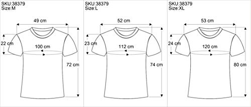 GURU-SHOP, Camiseta Sure T-Shirt Lotus OM, Azul Claro, Algodón, Tamaño:L, Camisetas Seguras