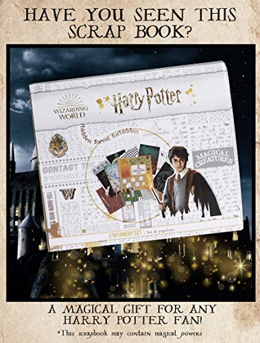 HARRY POTTER Album de Manualidades Niños con Pegatinas Scrapbooking y Otros Materiales para Actividades Creativas , Regalos Originales para Niñas, Niños y Adolescentes