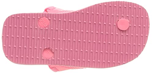 Havaianas Brasil Logo II, Chanclas, para Unisex niños, Rosa De Cristal, 21 EU