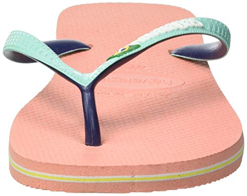 Havaianas Brasil Mix, Chanclas, para Unisex adulto, Rosa De Seda, 37/38 EU