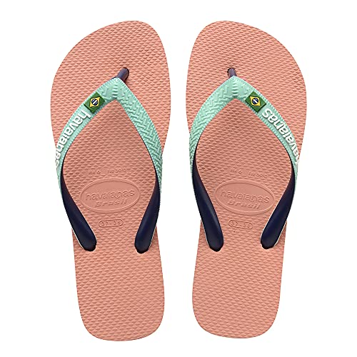 Havaianas Brasil Mix, Chanclas, para Unisex adulto, Rosa De Seda, 37/38 EU