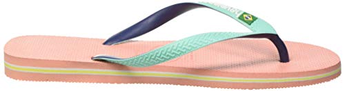 Havaianas Brasil Mix, Chanclas, para Unisex adulto, Rosa De Seda, 37/38 EU