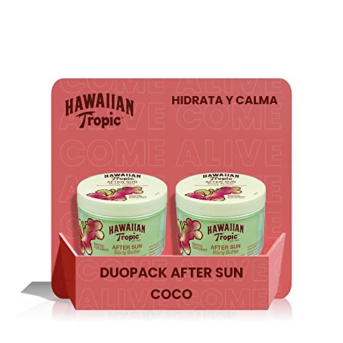 Hawaiian Tropic After Sun - Duopack Body Butter Exotic Coconut, 200 ml - 2 unidades