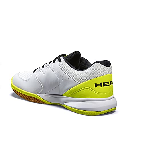 HEAD Grid, Zapatillas para Squash Unisex Adulto, Amarillo y Blanco, 42 EU