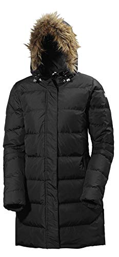 Helly Hansen W Aden Down Parka Parka, Mujer, Black, S