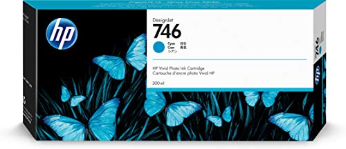 Hewlett Packard P2V80A adecuado para DNJ Z6 Tinta cian HP746 300ml