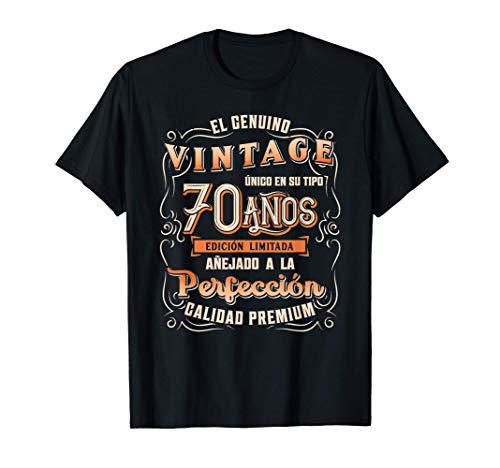 Hombre Cumpleaños 70 Regalo Para Hombre 70 Años Cumpleaños Vintage Camiseta