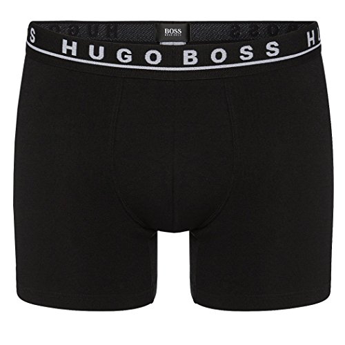 Hugo Boss - Bóxers - para hombre 3 x schwarz black medium