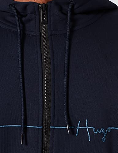 HUGO Dampari Sudadera con Capucha, Dark Blue 405, XL para Hombre