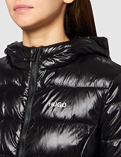 HUGO Famara-1 Chaqueta, Negro1, S para Mujer