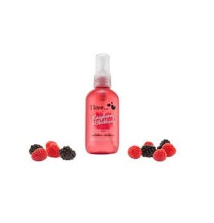 I Love Raspberry & Blackberry Body Spritzer, Formulated With Natural Fruit Extracts to Keep You Cool & Fragranced, Travel-Size Essential Providing On-The-Go Refreshment, Vegan-Friendly - 100ml