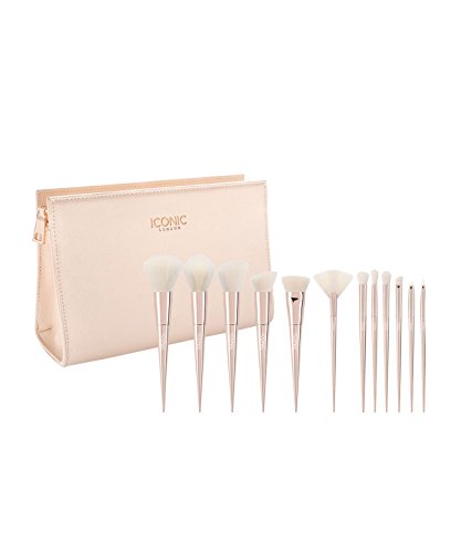 ICONIC London Ultimate Brush Set - 12 Delicadas Brochas con Acabo Perlado