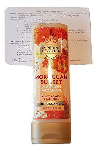 Imperial Leather Exotic Shower Cream Triple Set Polynesian Paradise, Sunset marroquí y Nubes de Algodón Sabores con Exclusivos Consejos de Belleza de Kingdom Supplies Rich & Creamy