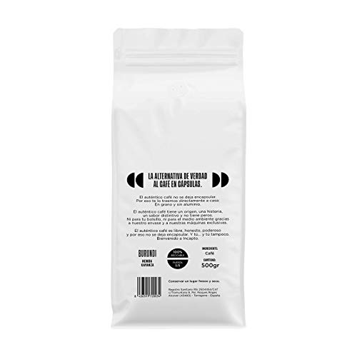 Incapto Coffee - Café en Grano Blend de Uganda, Brasil y Perú 500g | Café Sudamericano | Notas de Frutos Secos, Chocolate y Pomelo | Amargo y Con Cuerpo