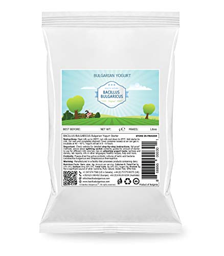 Iniciador de Yogur búlgaro - Bulgarian Yoghurt Starter (Single - 0.5 GAL / 2 L)