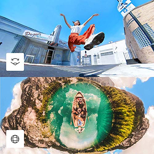 Insta360 One X2 Cámara de acción de 360 Grados Kit Premium Incluye Palo Invisible para Selfie + Tapa de Lente