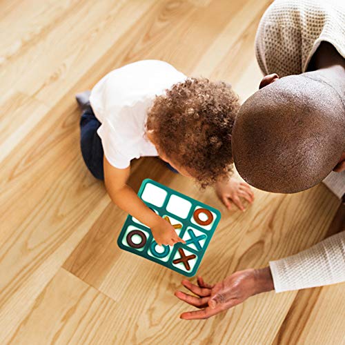 Iriisy Moldes de resina de juego de mesa Tic Tac Toe, Molde de Resina de Silicona,para Juego de ajedrez, molde de epoxi de cristal,para juegos de mesa para adultos/niños, interior/exterior