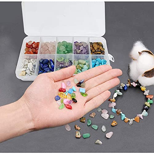 Irregulares Piedras Colores Cuentas de piedras preciosas naturales Piedra para Hacer joyería Cuentas de piedras preciosas de bricolaje Cuentas sueltas para hacer joyas collares pulseras anillos 1 Caja