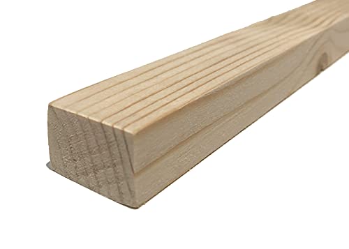 IVERICO® - Listones de Madera de Pino o Abeto, Cepillados. Palos Rectangulares, Largo 2.40 metros. (25, Sección 30x20mm)