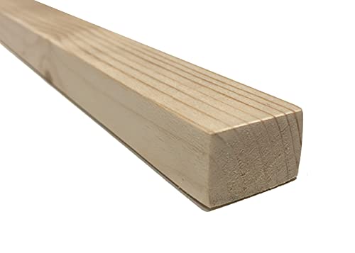 IVERICO® - Listones de Madera de Pino o Abeto, Cepillados. Palos Rectangulares, Largo 2.40 metros. (25, Sección 30x20mm)