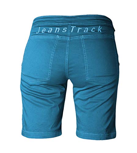 Jeanstrack Pantalón Escalada-Trekking Senia BR Cortos para Senderismo, Deep Blue, L Mujer