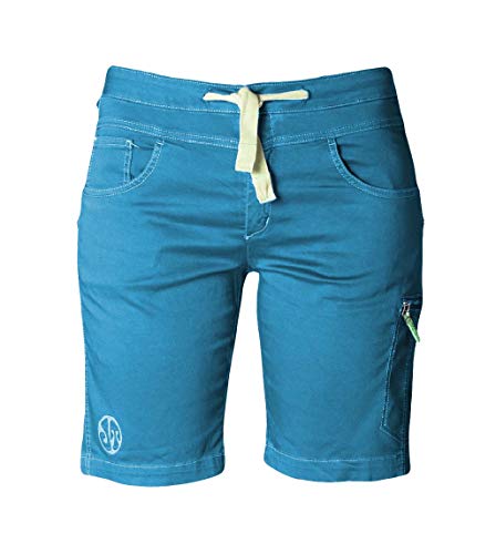 Jeanstrack Pantalón Escalada-Trekking Senia BR Cortos para Senderismo, Deep Blue, L Mujer