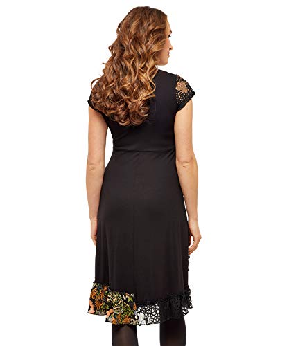 Joe Browns A Lovely Mix Dress Vestido, Negro (Black Multi), 36 para Mujer