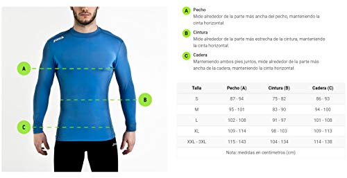 Joma Combi - Camiseta de Manga Corta, Hombre, Gris (Melange claro), L