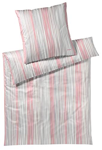 Joop! Ropa de cama Pinstripe 4090 | 1 coral - 200 x 200 cm