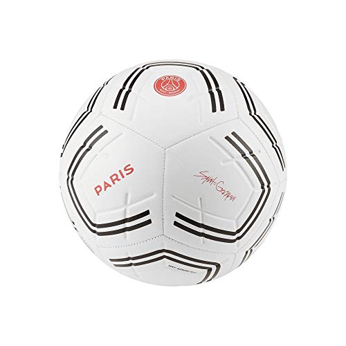 Jordan PSG NK Strk Balones Fútbol, Adultos Unisex, Multicolor (White/Black/Infrared), 5