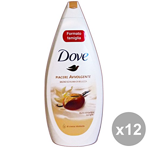 Juego 12 Dove baño karite-vaniglia 700 ml. saponi y cosméticos