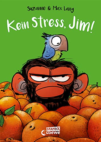 Kein Stress, Jim!: Lustiges Comic-Buch über den Umgang mit Stress und Gefühlen (German Edition)