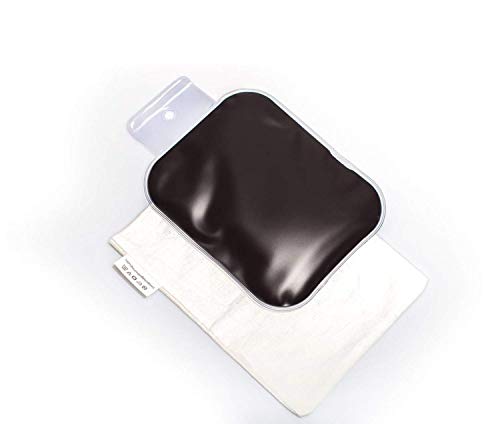 Kerafactum® almohada Moor Moor naturales adecuados como cojines de respaldo amarrar de color cojín de calor: transparente con funda de algodón