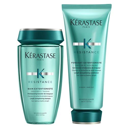 Kerastase Résistance Extentioniste Bain 250ml Fondant 200ml - Champú y Acondicionador Cabellos Largos