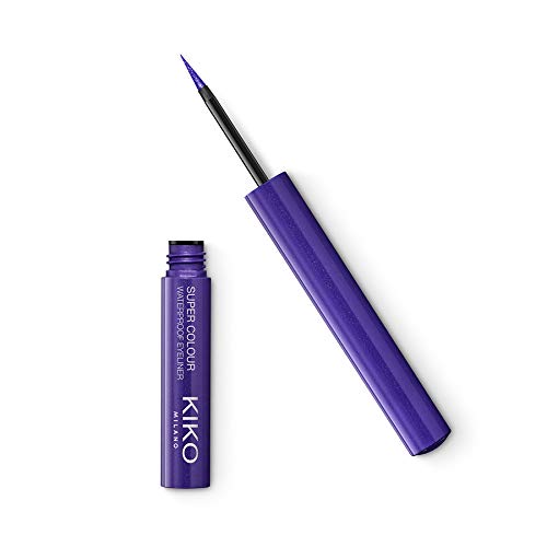KIKO Milano Super Colour Waterproof Eyeliner 05 | Delineador de ojos líquido con color ultracubriente y resistente al agua