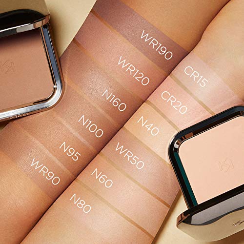 KIKO Milano Weightless Perfection Wet And Dry Powder Foundation N80 | Base compacta en polvo uniformadora de acabado mate, SPF 30