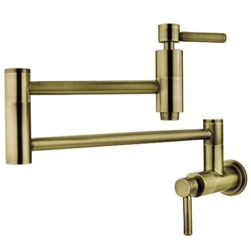 Kingston Brass KS8103DL Concord Pot Filler, Vintage Brass by Kingston Brass