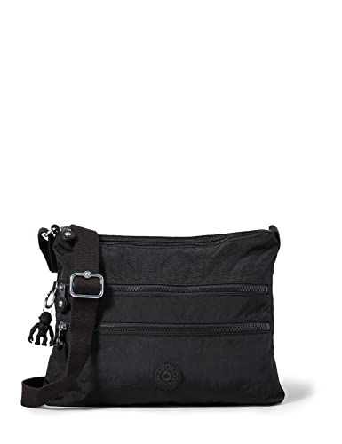 Kipling Alvar, Crossbody Unisex Adulto, Negro Noir, 4.5x33x26 cm