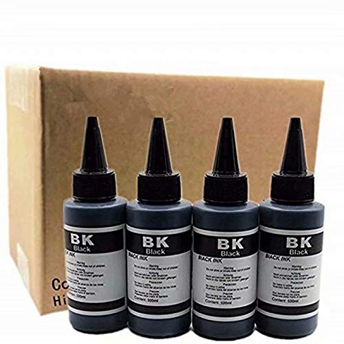 Kit de recambio de tinta para impresora de inyección de tinta para PG 645 CL 646 PG 740 CL 741 PG 810 CL 811 PG 830 CL 831 PG 840 CL 841 PGI 170 CLI 171 PGI 270 CLI 271 25 6 1500 151 (100ML 4 Negro)