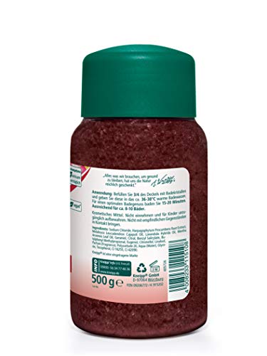 Kneipp - Lote 2 cristales de baño ollas bien estar de vuelta especial, la garra 500 g del diablo