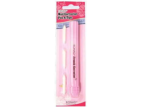 Konad Nail Corrector Pen and Tips 3 puntas. ORIGINAL KONAD